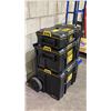 Image 2 : DEWALT TOUGH STYSTEM 2.0 3-PIECE MODULAR ROLLING TOOL BOX TOWER