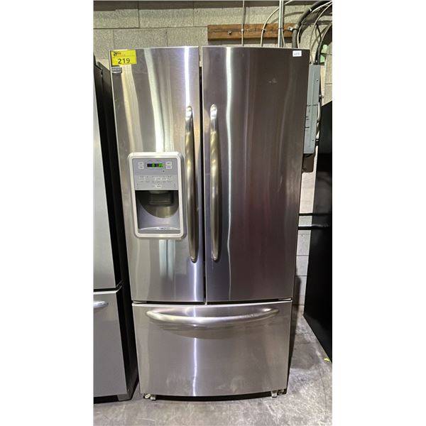 MAYTAG 33" WIDE FRENCH DOOR REFRIGERATOR WITH BOTTOM FREEZER
