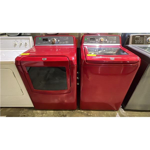 MAYTAG BRAVOS MCT WASHER AND DRYER SET