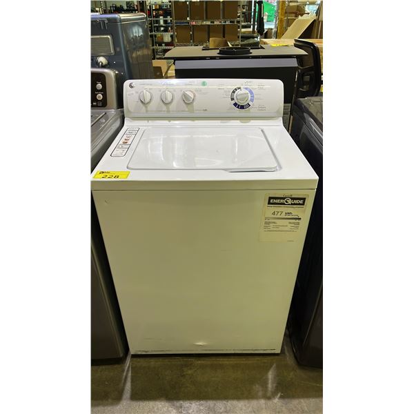 GE COMMERCIAL QUALITY TOP LOADING WASHING MACHINE