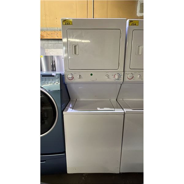 ELECTROLUX 27"W STACKING CLOTHES WASHER & DRYER