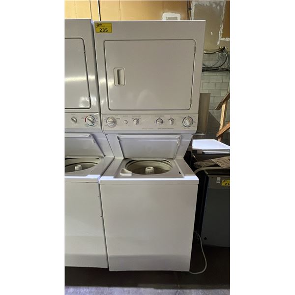 FRIGIDAIRE 27" WIDE STACKING CLOTHES WASHER & DRYER