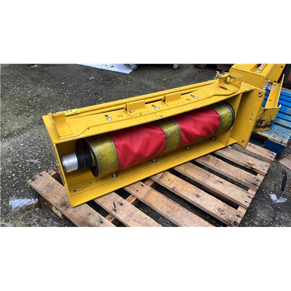 METAL TRAFFIC CONTROL BARRIER 47"H (MAY BE MISSING PIECES)