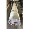 Image 1 : ROLL OF GREY CARPET APPROX 12' X 100' (CART NOT INCLUDED)
