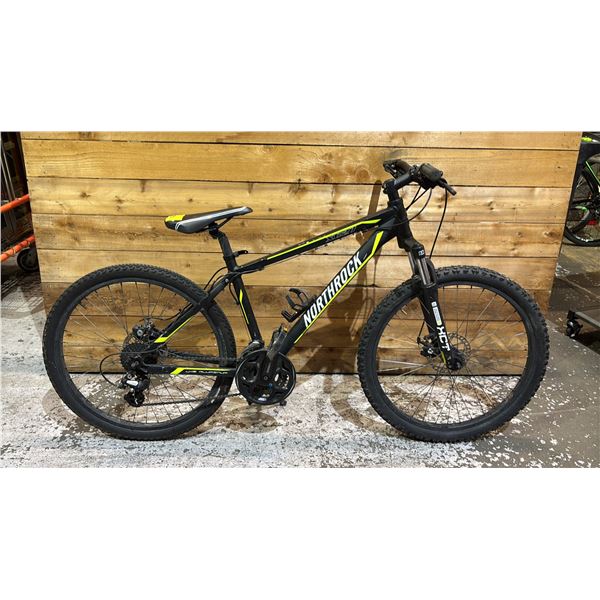 NORTHROCK XCT SR SUNTOUR BLACK & GREEN 24-SPEED BIKE