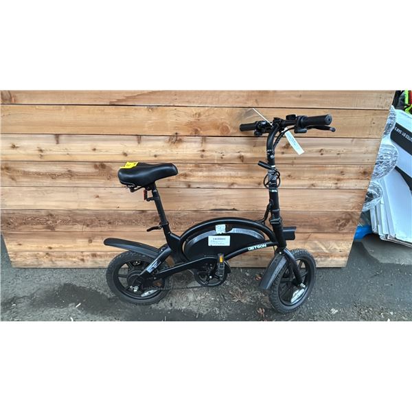 JETSON SINGLE SPEED E-BIKE *DOES NOT START/NO CHARGER*