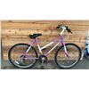 Image 1 : NISHIKI MOUNTAIN SERIES WHITE & PURPLE 21-SPEED BIKE - *BRAKES NEED REPAIR*