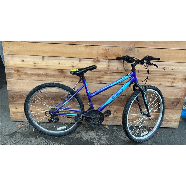 ALGONQUIN MOVELO PURPLE 18-SPEED BIKE