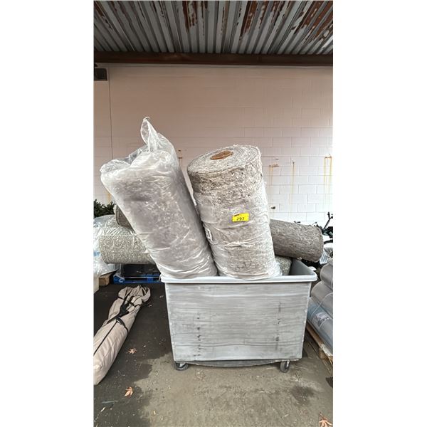 PALLET OF CARPET UNDERLAY - *MUST TAKE ALL ON PALLET*