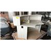 Image 1 : CURVED RECEPTION DESK SECTION APPROX. 74"W X 43T X 35"D