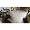 Image 2 : CURVED RECEPTION DESK SECTION APPROX. 74"W X 43T X 35"D