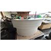 Image 3 : CURVED RECEPTION DESK SECTION APPROX. 74"W X 43T X 35"D