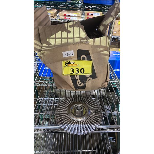 BOX OF NEW OSBORNE ANGLE GRINDER WIRE WHEEL BRUSH DISCS