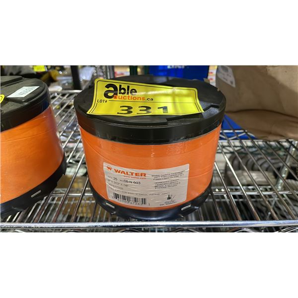 CASE OF 25 NEW WALTER 6" X 3/32" X 7/8" ANGLE GRINDER CUT-OFF DISCS