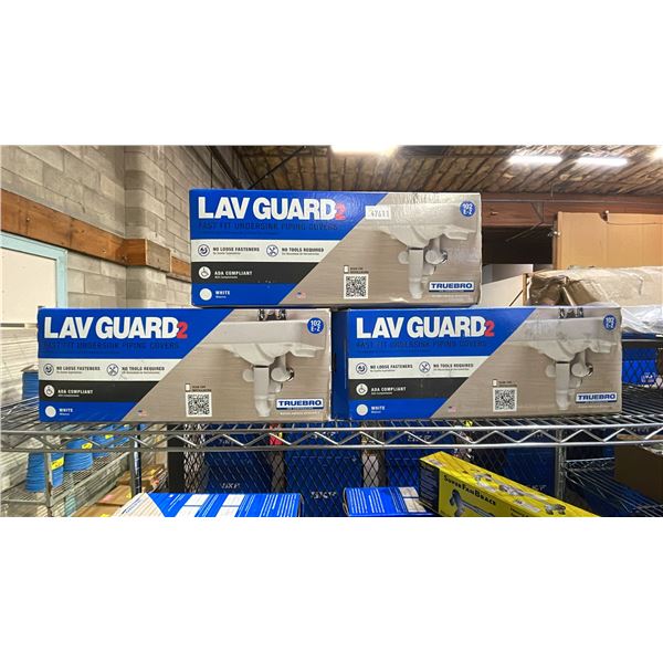 (3) LAVGUARDE2 FAST FIT UNDERSINK PIPING COVERS