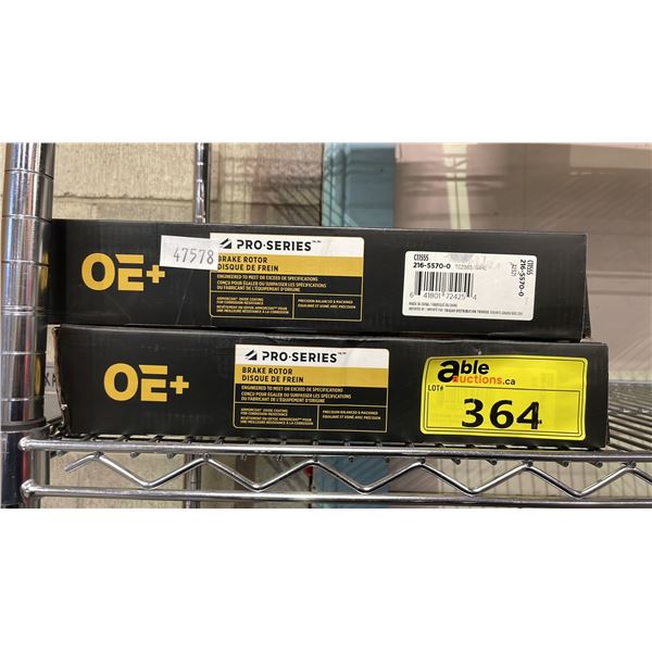 (2) OE+ PRO SERIES BRAKE ROTORS C11555 216-5570-0