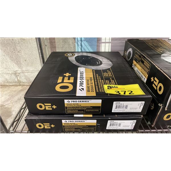 (2) OE+ PRO SERIES BRAKE ROTORS C26540 116-0726-0