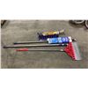 Image 1 : SHELF OF ASSORTED ITEMS INCLUDING; EZ REACHER, RAKE & GARANT SNOW SHOVEL