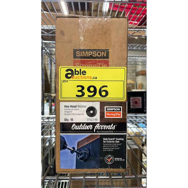 SIMPSON STRONGTIE HEX-HEAD WASHER QTY: 10