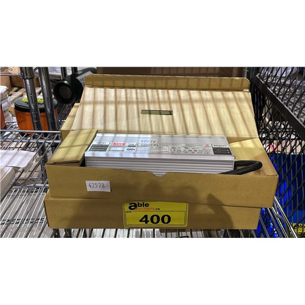 (4) MEAN WELL HLG-320H-24 320W CONSTANT VOLTAGE + CONSTANT CURRENT LED DRIVERS