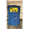 Image 1 : SPOOL OF 300 METERS OF T90 NYLON BLUE TWN75, THHN, THWN CABLE 600V MAX