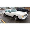 Image 3 : 1985 BUICK LESABRE COLLECTORS LIMITED EDITION, 4 DR SEDAN, WHITE, VIN 1G4BP69Y6FX439053,