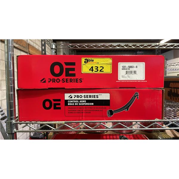 (2) OE PRO SERIES CONTROL ARMS 5084407AC 122-5883-8