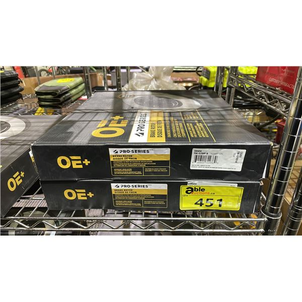 (2) OE+ PRO SERIES BRAKE ROTORS C80434 116-0793-8