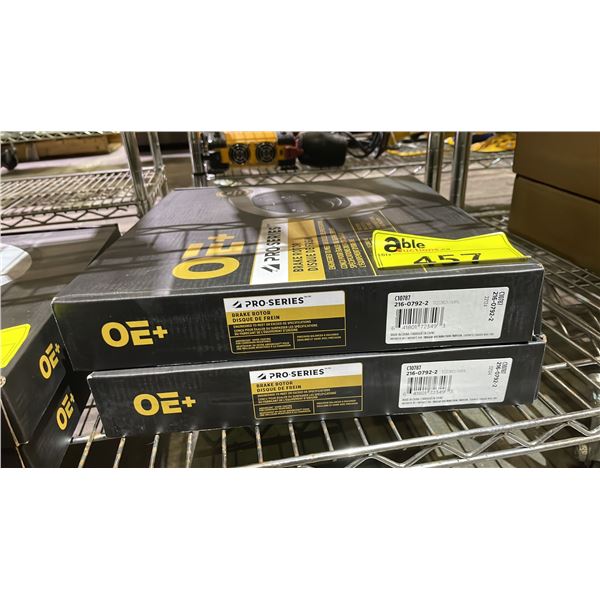 (2) OE+ PRO SERIES BRAKE ROTORS C10787 216-0792-2
