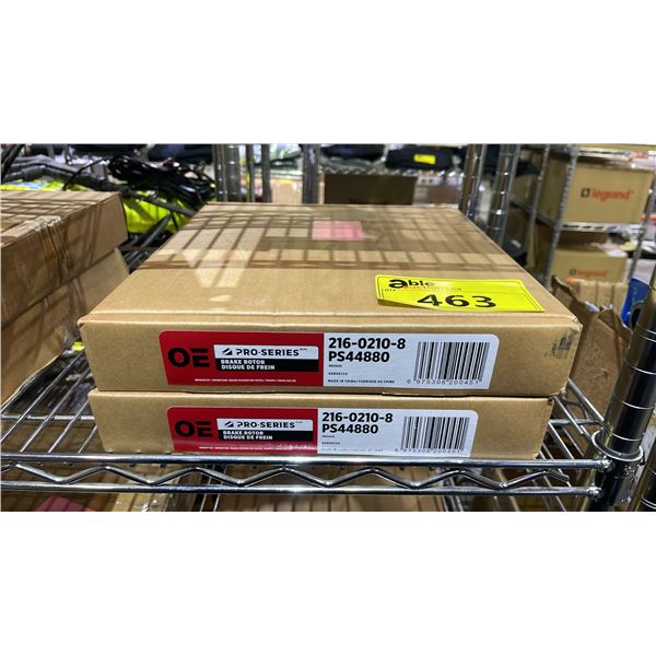 (2) OE PRO SERIES BRAKE ROTORS PS44880 216-0210-8