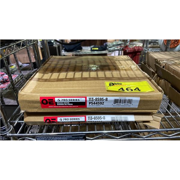 (2) OE PRO SERIES BRAKE ROTORS PS44592 113-8595-8