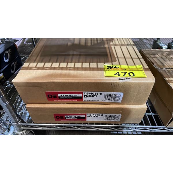 (2) OE PRO SERIES BRAKE ROTORS PS41323 116-4086-8