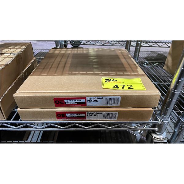 (2) OE PRO SERIES BRAKE ROTORS PS45913 116-4080-0