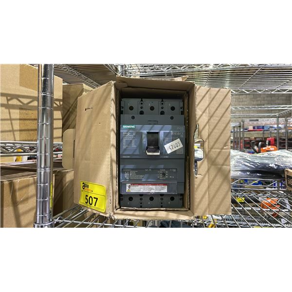 SIEMENS CIRCUIT BREAKER WITH THERMAL MAGNETIC TRIP UNIT 300 AMP