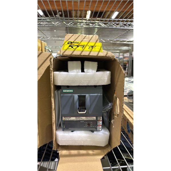 SIEMENS CIRCUIT BREAKER WITH THERMAL MAGNETIC TRIP UNIT 150 AMP