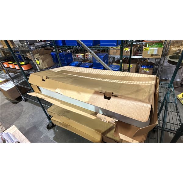 COMMERCIAL SHOP LIGHT 43.5"L X 23.5"W X 4"D - USES SYLVANIA BEAVER LITES 1 BLA 12 448