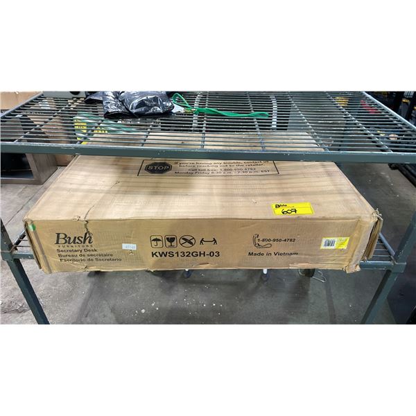 BUSH SIGNATURE SECRETARY DESK IN BOX - *MAY BE MISSING PARTS AND OR PIECES*