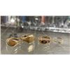 Image 5 : ASSORTED JEWELRY INCLUDING: BRACELETS, EARRINGS & RINGS - 3 RINGS ARE STAMPED 10K