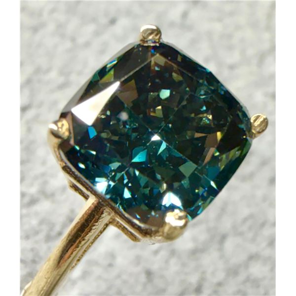 10K (2G) BLUE LAB DIAMOND (2.22CT) RING (SIZE 6) SUGGESTED RETAIL VALUE $4400