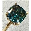 Image 1 : 10K (2G) BLUE LAB DIAMOND (2.22CT) RING (SIZE 6) SUGGESTED RETAIL VALUE $4400