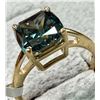 Image 2 : 10K (2G) BLUE LAB DIAMOND (2.22CT) RING (SIZE 6) SUGGESTED RETAIL VALUE $4400