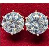 Image 1 : 14K LAB DIAMOND (1.84CT) EARRINGS SUGGESTED RETAIL VALUE $2800