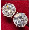 Image 2 : 14K LAB DIAMOND (1.84CT) EARRINGS SUGGESTED RETAIL VALUE $2800