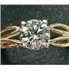 Image 1 : 10K (1.45G)  LAB DIAMOND (0.55CT) RING (SIZE 5) SUGGESTED RETAIL VALUE $2400