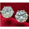 Image 2 : 14K LAB DIAMOND (0.5CT) EARRINGS RETAIL VALUE $1000