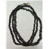 Image 1 : SILVER DIAMOND NECKLACE 16" (UNCUT DIAMOND BEADS) (21CT) SUGGESTED RETAIL VALUE $600