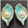 Image 1 : BASE METAL GENUINE PEARL EARRINGS