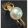 Image 2 : BASE METAL GENUINE PEARL RING