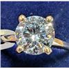 Image 1 : 10K (1.98G) LAB DIAMOND (1.65CT) RING (SIZE 6.25) APPRAISED INSURANCE VALUE $2845