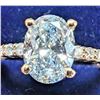 Image 2 : 10K (1.81G) LAB DIAMOND (1.1CT) RING (SIZE 5.5) APPRAISED INSURANCE VALUE $2000